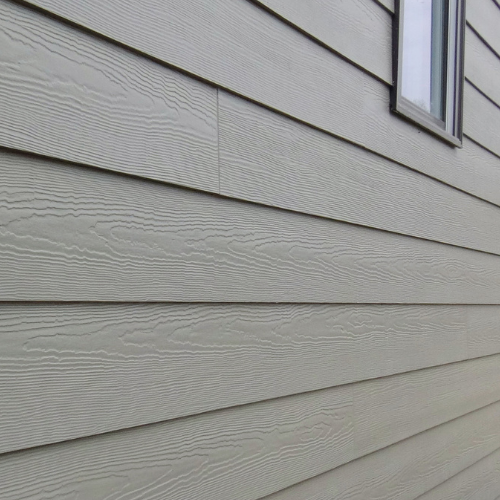 Brown vinyl siding